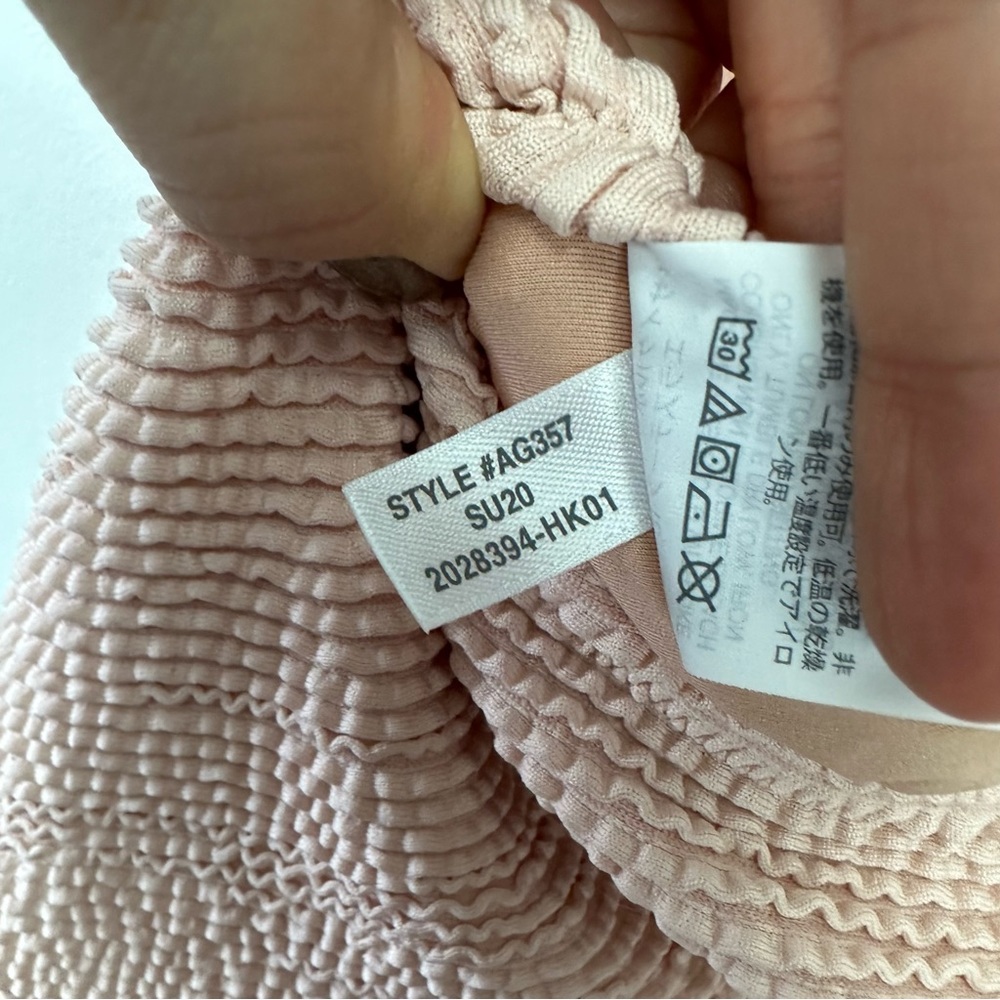 Madewell Second Wave Textured One Piece Swimsuit - Picture 9 of 9